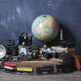 Travel Photography Inspired Wedding Prop Decor