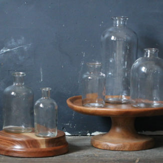 Vintage Glass Bottle Centerpiece
