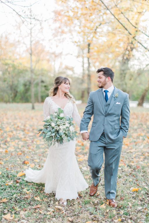 Green, white, cream, blush, eucalyptus, wedding, bride and groom