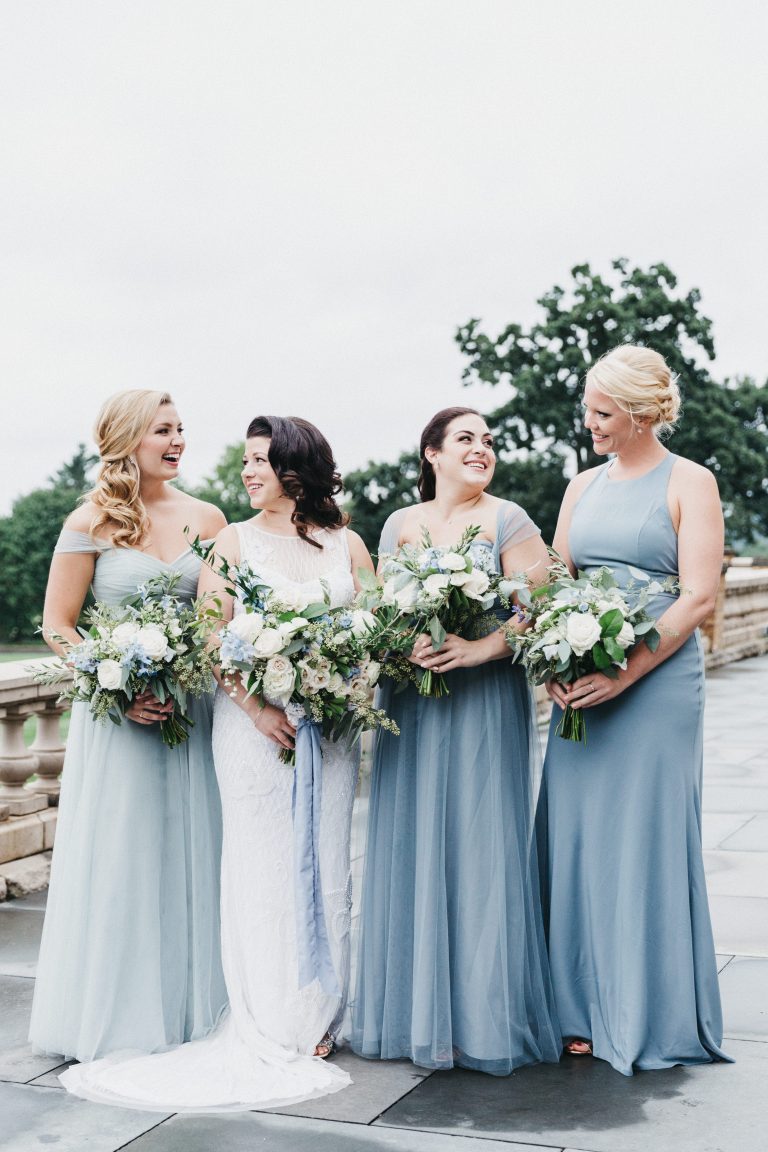 Warm, Historic, Blue Summer Wedding