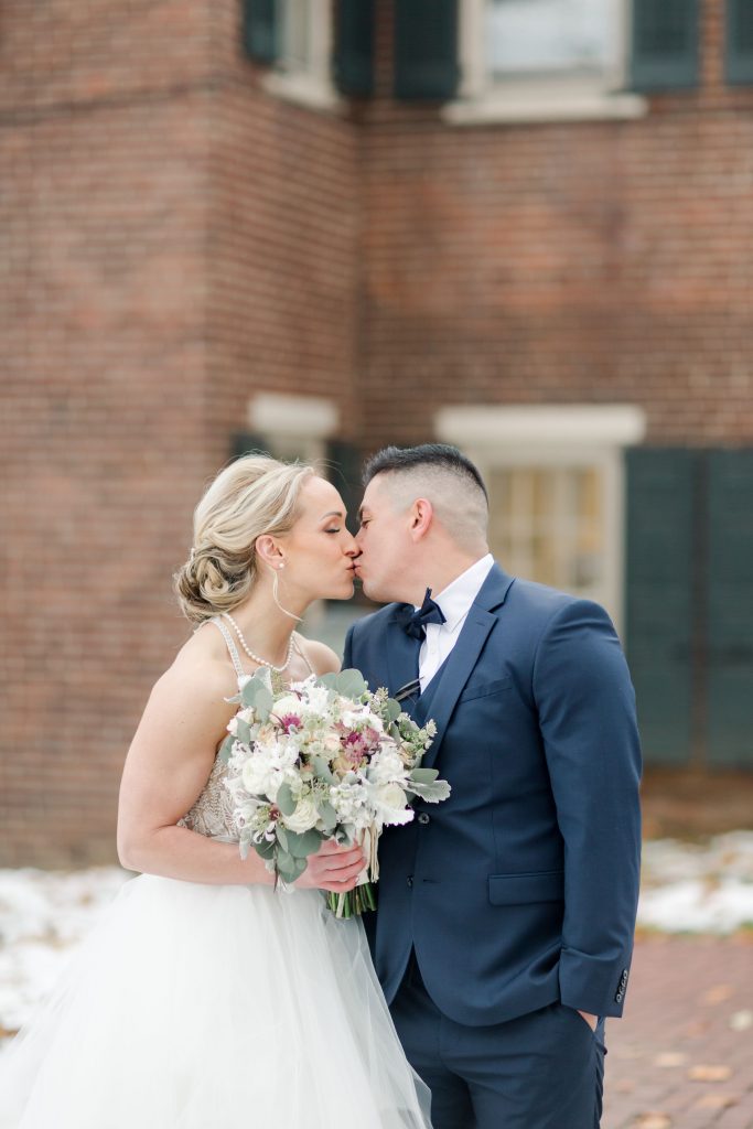 grey-green, plum, cream and a hint of blush, traditional, modern, winter wedding, roses, spray roses, ranunculus, bride and groom.