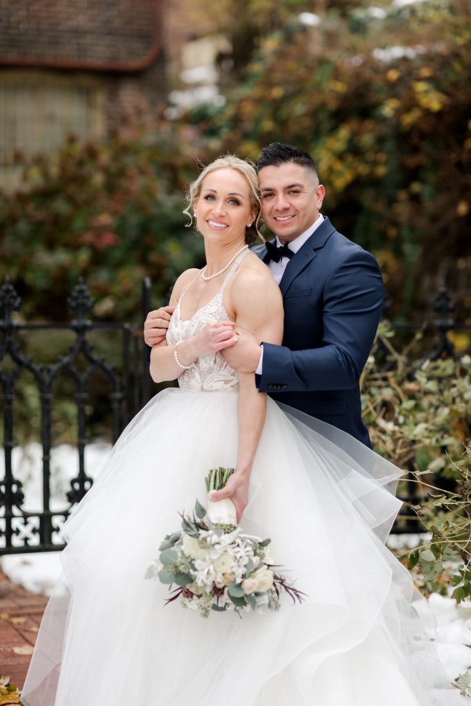 grey-green, plum, cream and a hint of blush, traditional, modern, winter wedding, roses, spray roses, ranunculus, bride and groom.