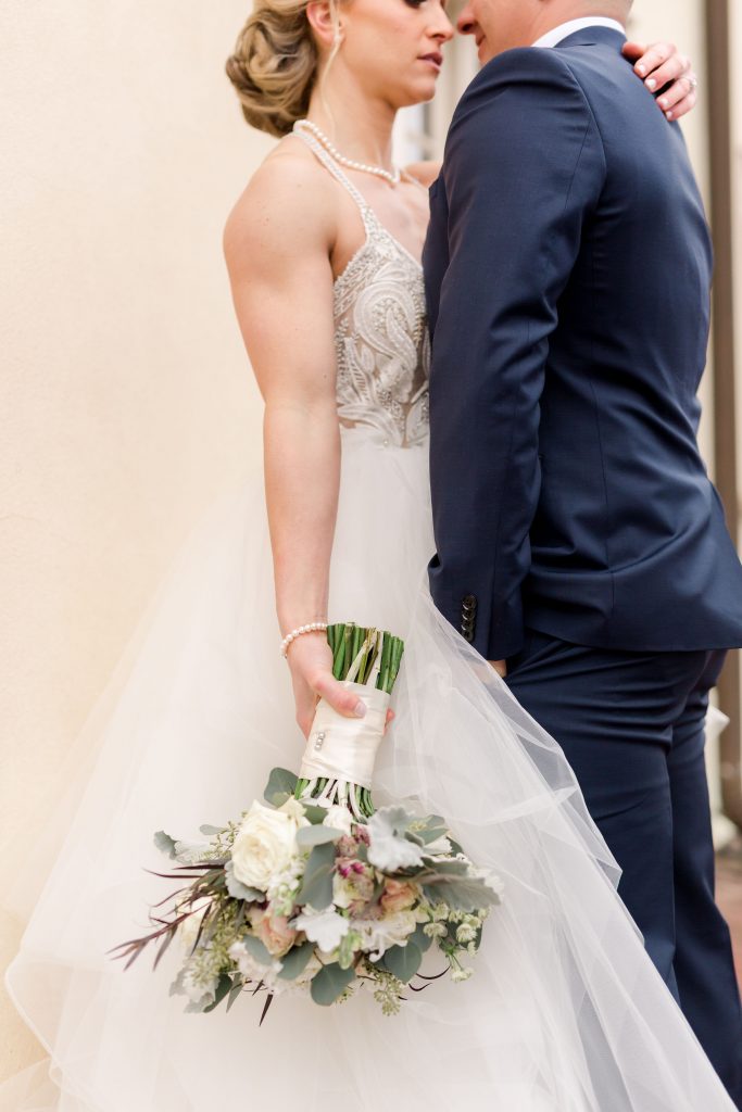 grey-green, plum, cream and a hint of blush, traditional, modern, winter wedding, roses, spray roses, ranunculus, bride and groom.