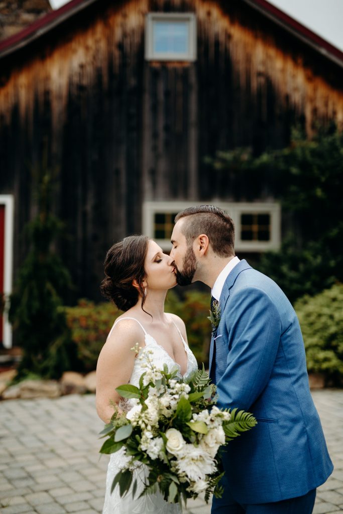 Summer wedding, fun, party of the summer, greens, ferns, forest greens, rose gold, copper, cream, bride and groom.