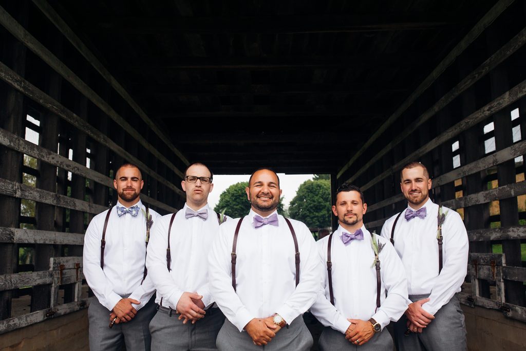 Fall wedding, lehigh valley wedding, golf course wedding, rustic barn, lavender, wheat, casual, laid back, floral details, groom and groomsmen.