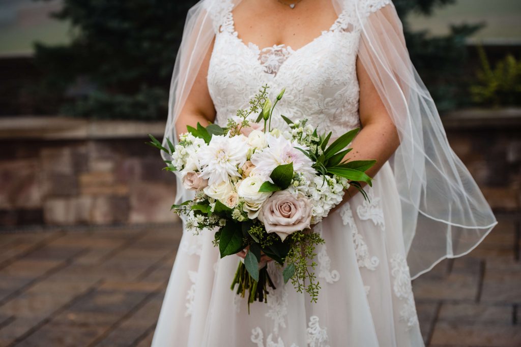 Lehigh Valley wedding, lehigh valley florist, romantic, simple, wine, burgundy, blush, cream, fall wedding, white and blush, bride and groom.