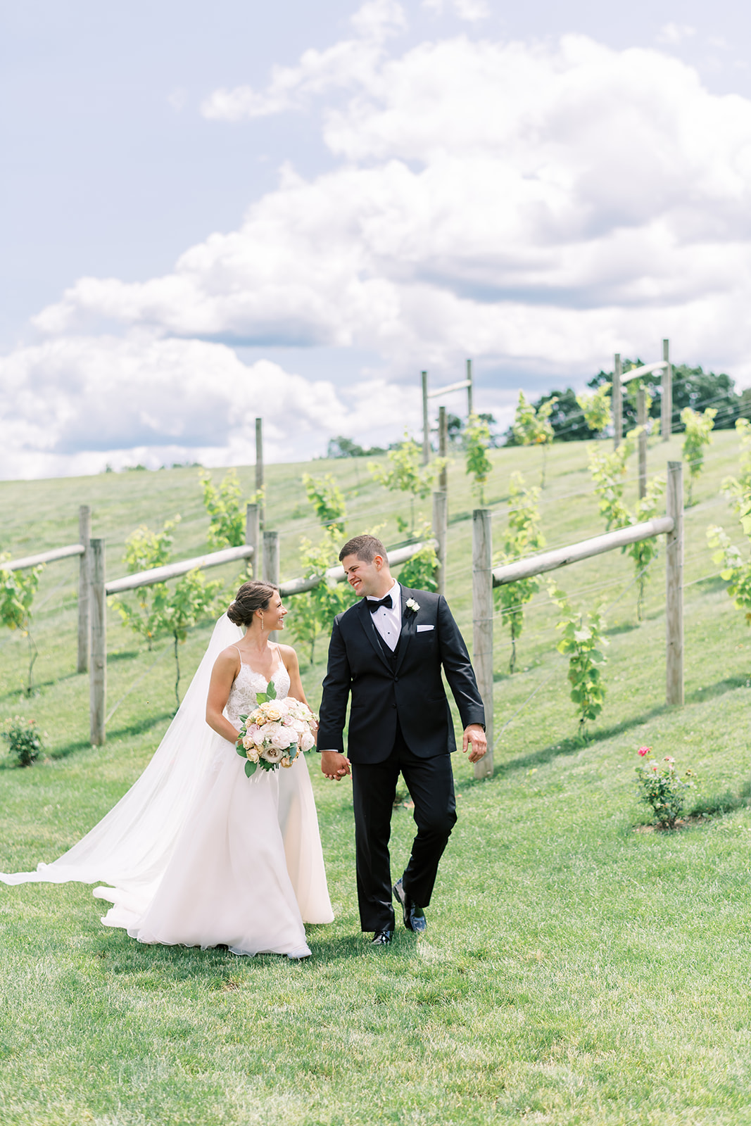Elegant June Vineyard Wedding