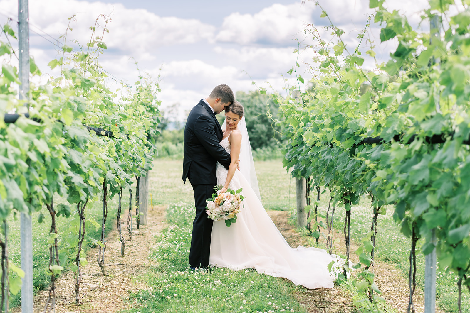 Elegant June Vineyard Wedding