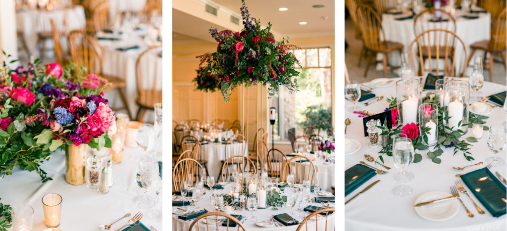 A Jewel-Toned Spring Wedding