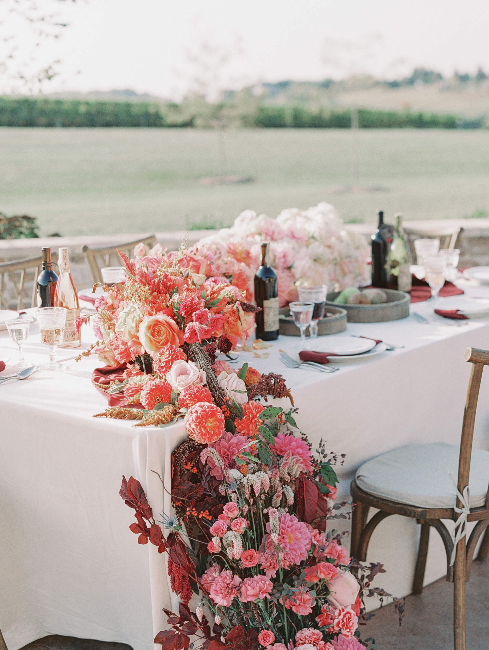 Blooming Love at a Winery Wedding