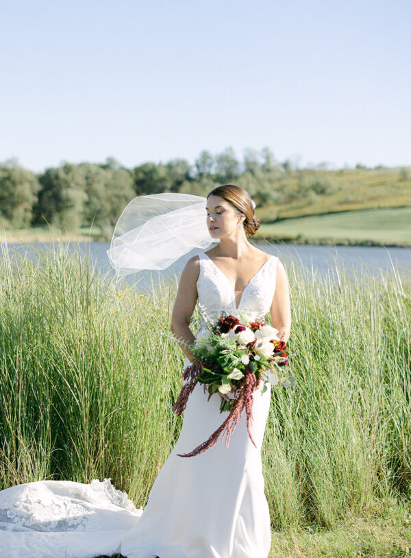 Countryside Classic Wedding with Draping Florals